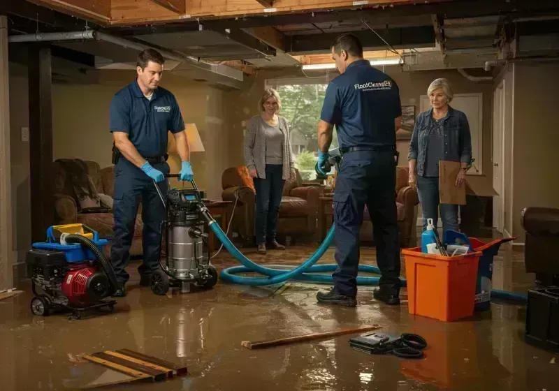 Basement Water Extraction and Removal Techniques process in Gibson, AR